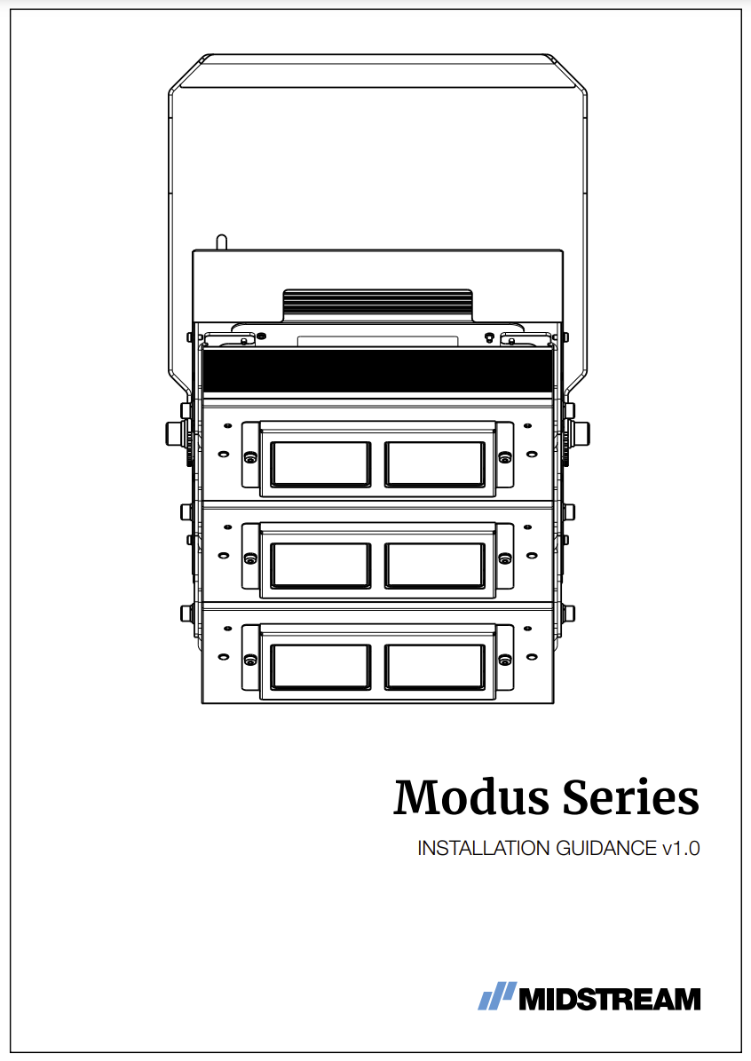 Installation Manual for Modus Series